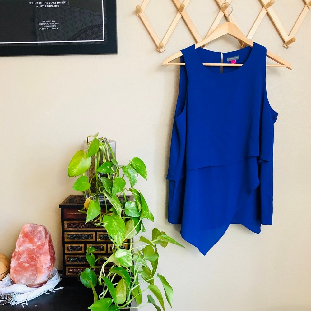 SOLD | Blue Tiered Top - Picture 5 of 8